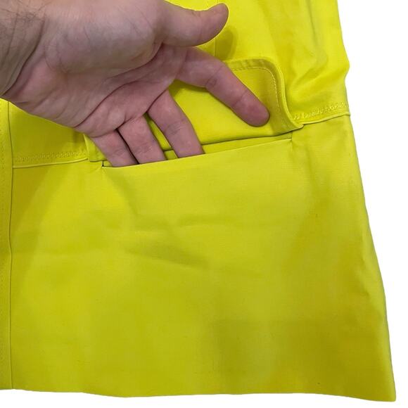 NEW Lafayette 148 New York Zip Up Jacket Parakeet Yellow - Size P (Petite Small) - Picture 8 of 12